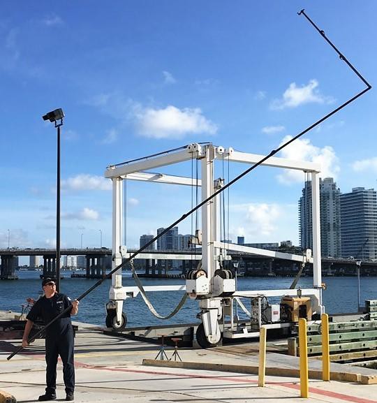 Poteau D'inspection Télescopique En Fiber De Carbone WiFi Sous-marin